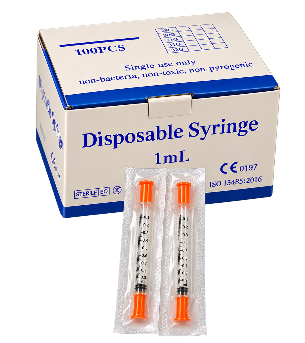 Precision Syringes - 0.5mL & 1mL