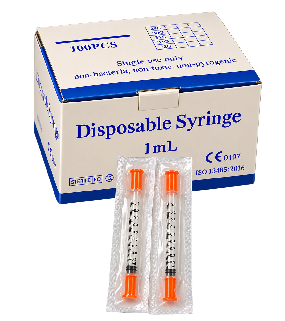 Precision Syringes - 0.5mL & 1mL
